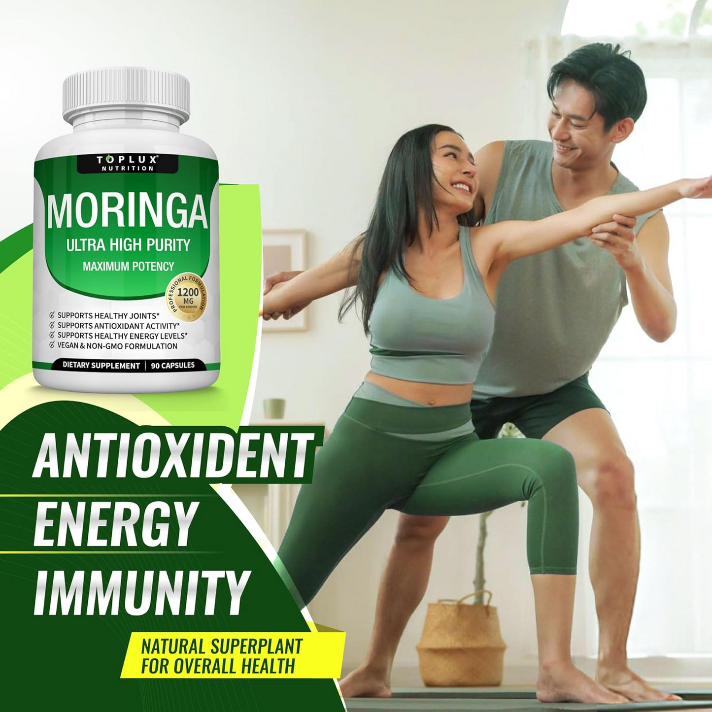 Toplux Moringa Capsules 1200mg-2PC